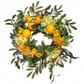 18" Hydrangea, Lemon, & Berry Wreath