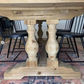 Logan 7' Solid Elm Wood Dining Table (Natural)