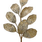28" Micro Beaded Magnolia Leaf Spray, Champagne