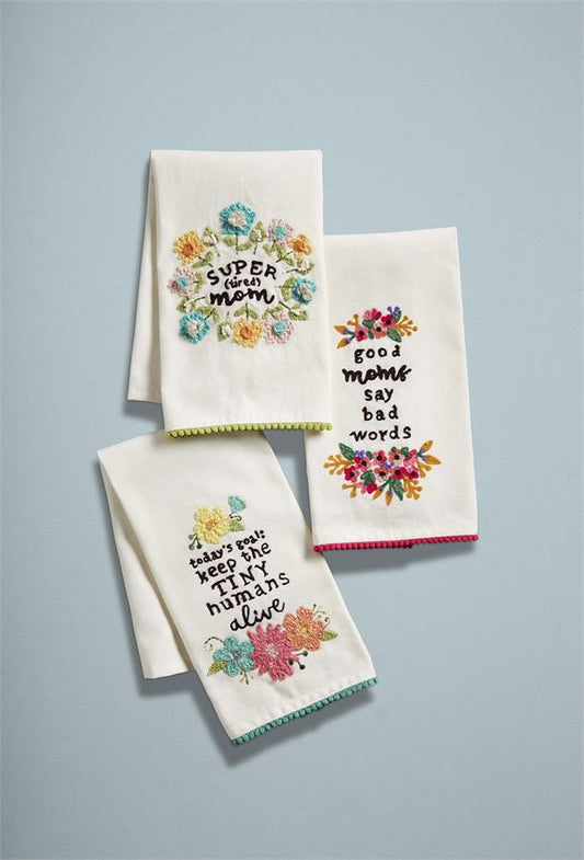 Funny Mom Floral Towel (Various Styles)