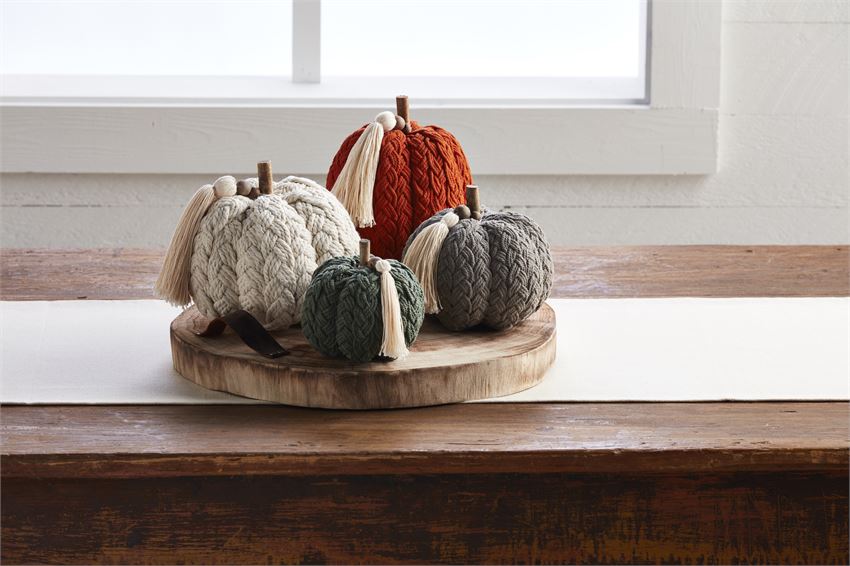 Braided Rope Pumpkin (Various Colors)