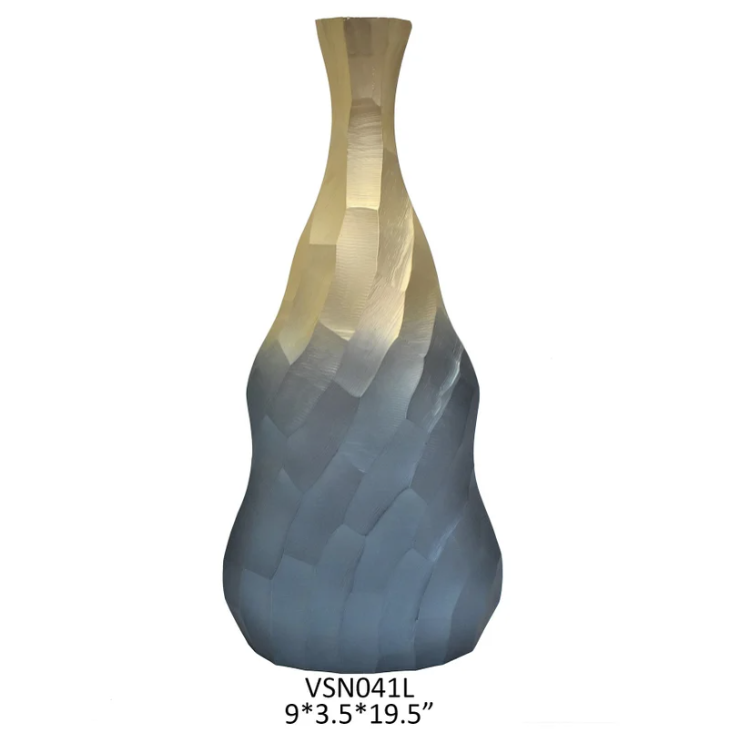 Ombre Aluminium Vase (Various Sizes)