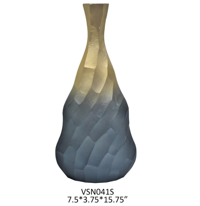 Ombre Aluminium Vase (Various Sizes)